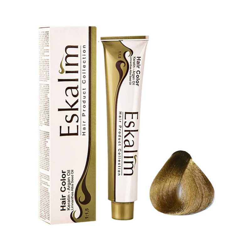 رنگ مو اسکالیم شماره ۸ حجم ۱۰۰ میلی لیتر رنگ بلوند روشن