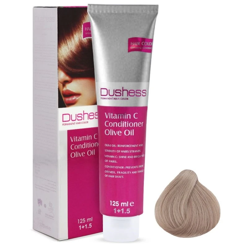 رنگ مو دوشس سری دودی شماره ۸.۱ حجم ۱۲۵ میلی لیتر رنگ بلوند دودی روشن